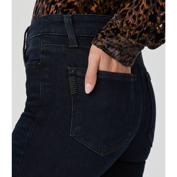 PAIGE High Rise Manhattan Bootcut‎ Jean, Size 26 - Picture 5 of 9